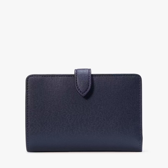 ♠️Kate Spade x Disney Lady and the Tramp Medium Bifold Wallet, Parisian Blue NWT - Picture 3 of 5